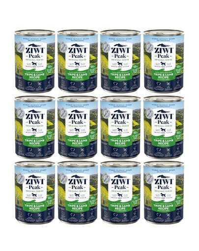 ZIWIPEAK Dog puszka dla psów 12 x 390 g