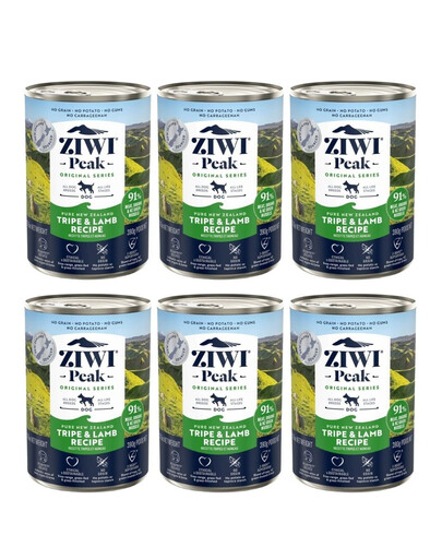 ZIWIPEAK Dog puszka dla psów 6 x 390 g