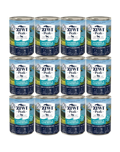 ZIWIPEAK Dog puszka dla psów 12 x 390 g