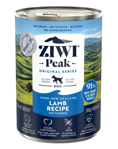 ZIWIPEAK Dog puszka dla psów 390 g