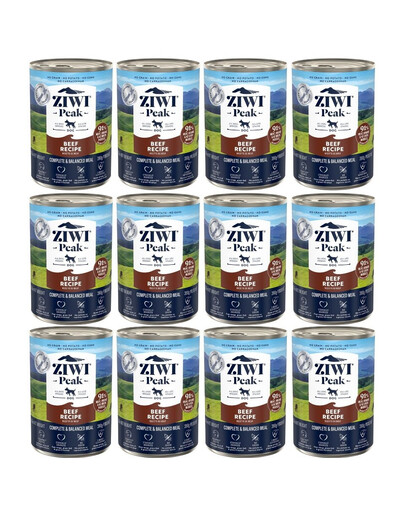 ZIWIPEAK Dog puszka dla psów 12 x 390 g