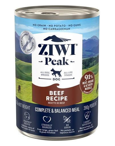 ZIWIPEAK Dog puszka dla psów 390 g