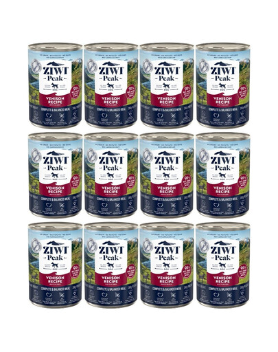 ZIWIPEAK Dog puszka dla psów 12 x 390 g