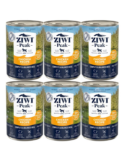 ZIWIPEAK Dog puszka dla psów 6 x 390 g