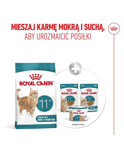 ROYAL CANIN Ageing 11+ 400 g dla dojrzałych kotów po 11 roku życia