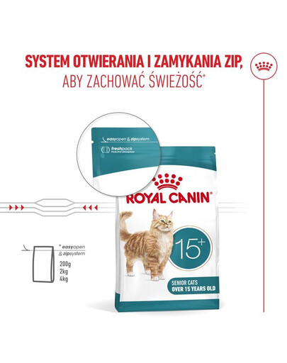 ROYAL CANIN Ageing 15+ 4 kg dla dojrzałych kotów w wieku od 15 lat
