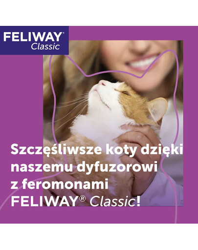 FELIWAY Classic 3 wkłady uzupełniający - feromony dla kota