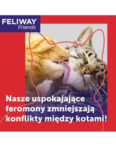 FELIWAY Friends 3 wkłady uzupełniający - feromony na konflikty między kotami