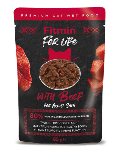 For Life For Adult Cats Beef 85g