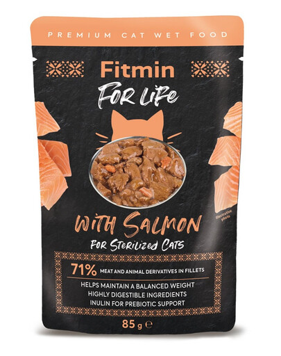 For Life For Sterilized Cats Salmon 85g