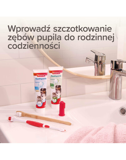 BEAPHAR Finger Pad Dental 2 szt. nakładki na palec do czyszczenia zębów dla psów i kotów