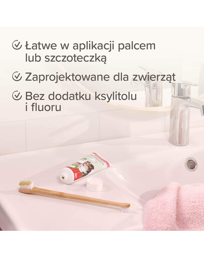 BEAPHAR Toothpaste Mint and Parsley 100 g pasta do zębów o smaku mięty i pietruszki dla psów i kotów