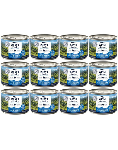 ZIWIPEAK Cat puszka dla kotów 12 x 185 g