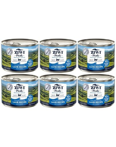 ZIWIPEAK Cat puszka dla kotów 6 x 185 g