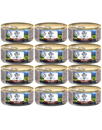ZIWIPEAK Cat puszka dla kotów 12 x 85 g