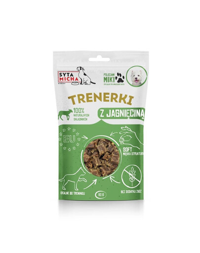Trenerki dla psa z jagnięciną 80 g