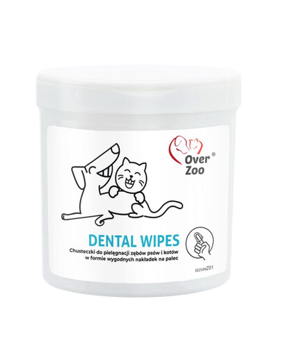Dental Wipes chusteczki do pielęgnacji zębów dla psa i kota 50 szt.