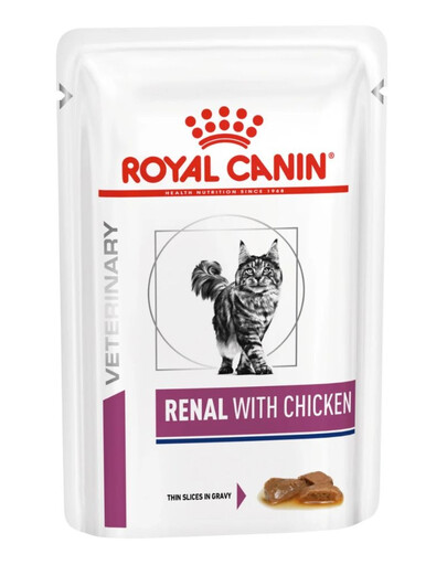 Cat Renal Chicken 12x85 g  karma mokra dla kotów z przewlekłą niewydolnością nerek