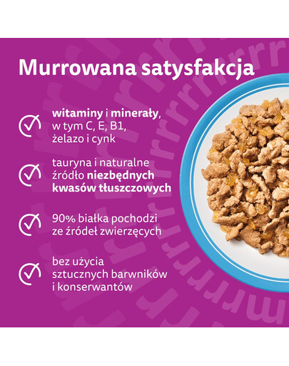 WHISKAS Adult saszetki w galaretce 40x85g dla dorosłych kotów