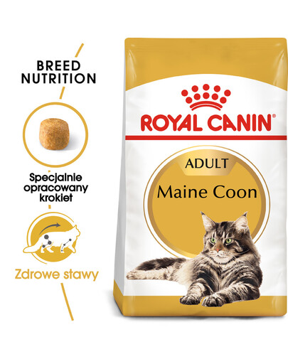 ROYAL CANIN Maine Coon Adult karma sucha dla kotów dorosłych rasy maine coon 6x400 g