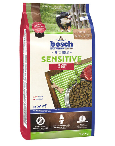 BOSCH Sensitive jagnięcina i ryż 2x1 kg