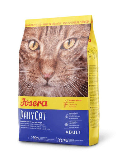 JOSERA Daily Cat 12x400 g bezzbożowa karma dla dorosłych kotów