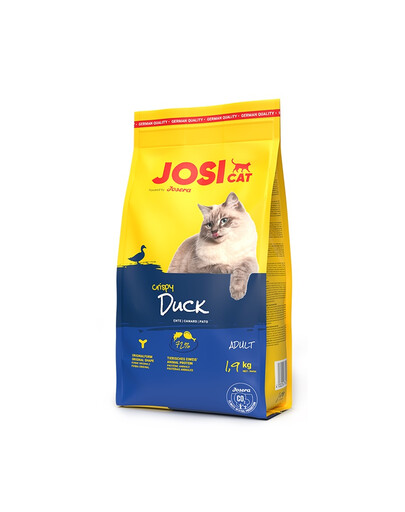 JOSERA JosiCat Crispy Duck 2x1,9kg z kaczką dla dorosłych kotów