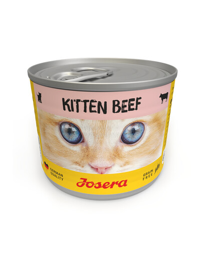 JOSERA Kitten Wołowina mokra karma dla kociąt puszka 12x200g