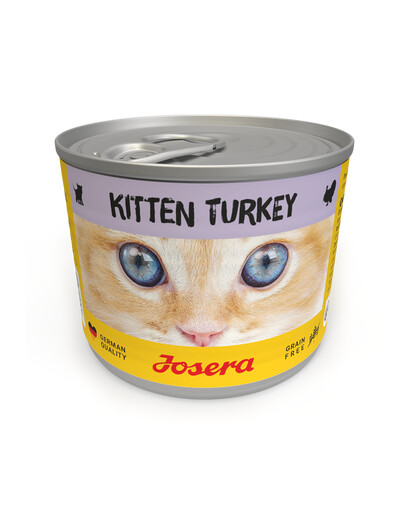 JOSERA Kitten Indyk mokra karma dla kociąt puszka 24x200g