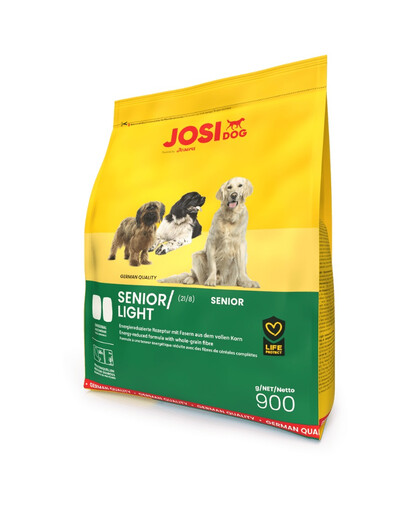 JOSERA JosiDog Senior Light 6x900 g dla starszych i mniej aktywnych psów
