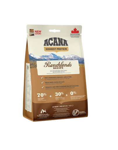 ACANA Highest Protein Ranchlands Dog 4x2 kg