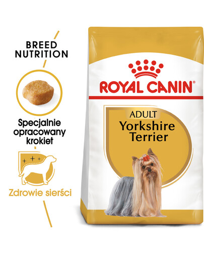 ROYAL CANIN Yorkshire Terrier Adult 6x500 g karma sucha dla psów dorosłych rasy yorkshire terrier