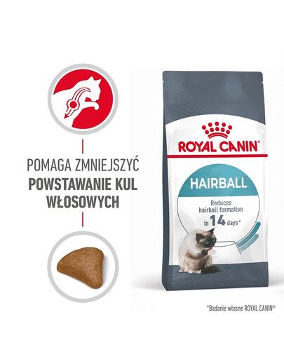 ROYAL CANIN Hairball Care 12x400 g karma sucha dla kotów dorosłych, eliminacja kul włosowych