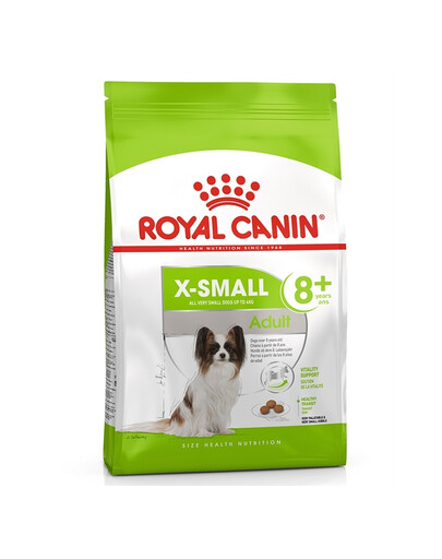 ROYAL CANIN X-Small Adult 8+ 2x1.5 kg sucha karma dla psów powyżej 8 roku życia, ras bardzo małych