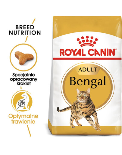 ROYAL CANIN Bengal Adult karma sucha dla kotów dorosłych rasy bengal 4x2 kg