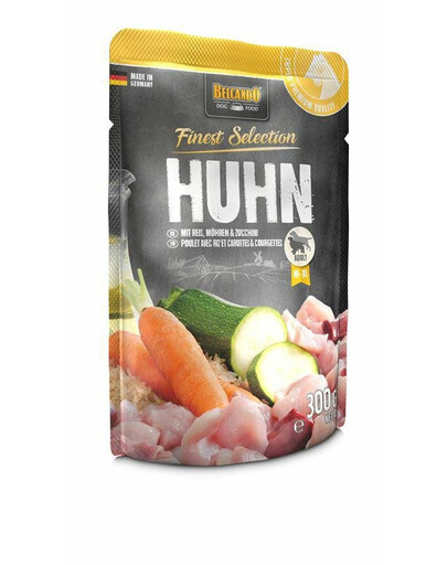 BELCANDO Finest Selection Huhn Mokra karma z kurczakiem, ryżem, marchewką 12x300 g