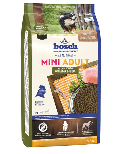 BOSCH Mini Adult drób i proso 4x1 kg