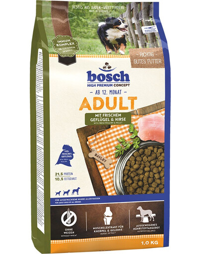 BOSCH Adult drób i proso 2x1 kg