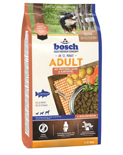 BOSCH Adult łosoś i ziemniaki 4x1 kg