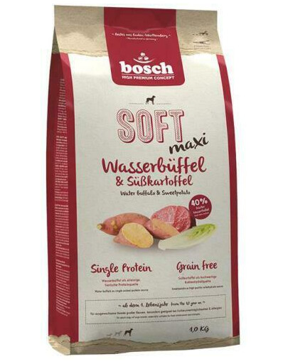 BOSCH Soft Maxi bawół wodny bataty 4x1 kg
