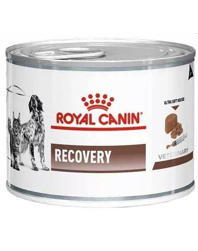 ROYAL CANIN Vet dog/cat recovery 24x195 g mokra karma dla psów i kotów w okresie intensywnej terapii i po zabiegach chirurgicznych, w okresie rekonwalescencji