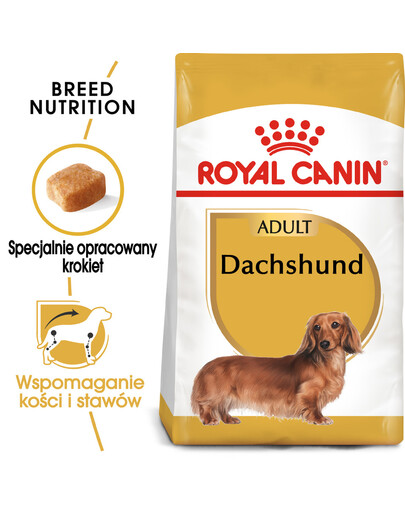 ROYAL CANIN Dachshund karma sucha dla psów dorosłych rasy jamnik 2x1.5 kg