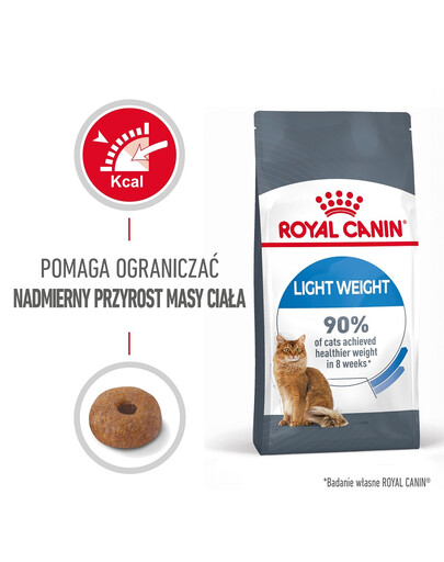 ROYAL CANIN  Light Weight Care 6x400 g karma sucha dla kotów dorosłych, utrzymanie prawidłowej masy ciała