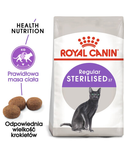 ROYAL CANIN  Sterilised 12x400 g karma sucha dla kotów dorosłych, sterylizowanych