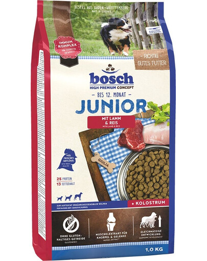 BOSCH Junior jagnięcina z ryżem 4x1 kg
