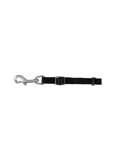 Smycz classic 1.2 - 1.8 m / 25 mm czarna