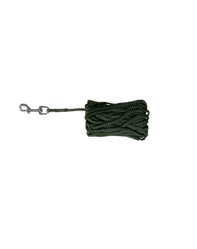 Smycz nylonowa 5 m / 5 mm zielona