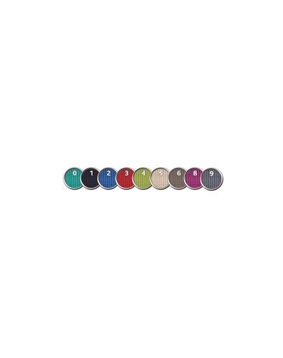 Smycz podwójna 2m/20mm czarna