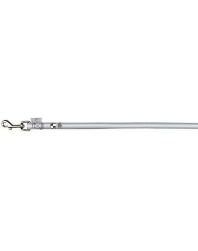Smycz prince XS 1.20 m / 10 mm szaro / biała