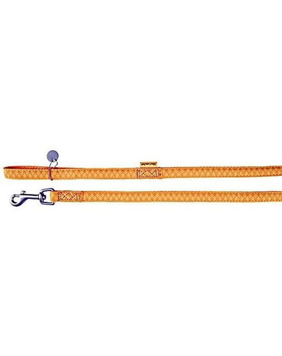 Smycz mac leather 20 mm / 1.2 m żółty